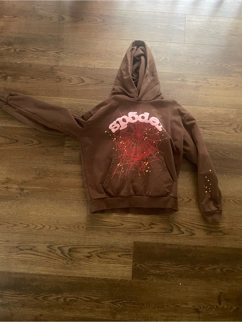 BROWN SPIDER HOODIE